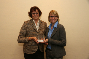 Die Preisträger des Hieronymus-Preises des BDÜ 2013 – Elisabeth Winter von der DVB Bank SE. Foto: Ernst Stratmann