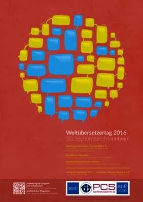 Weltübersetzertag des BDÜ 2016 in Mannheim